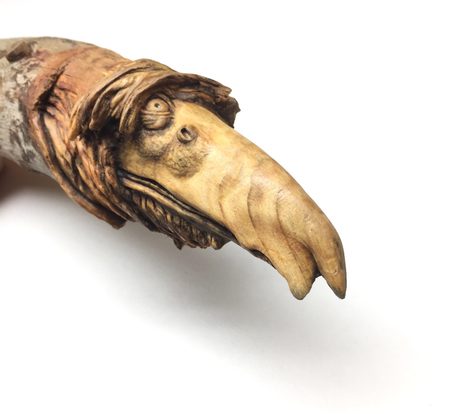 Creature Wood Carving, Hand Carved Collectible, Perfect Wood Gift
