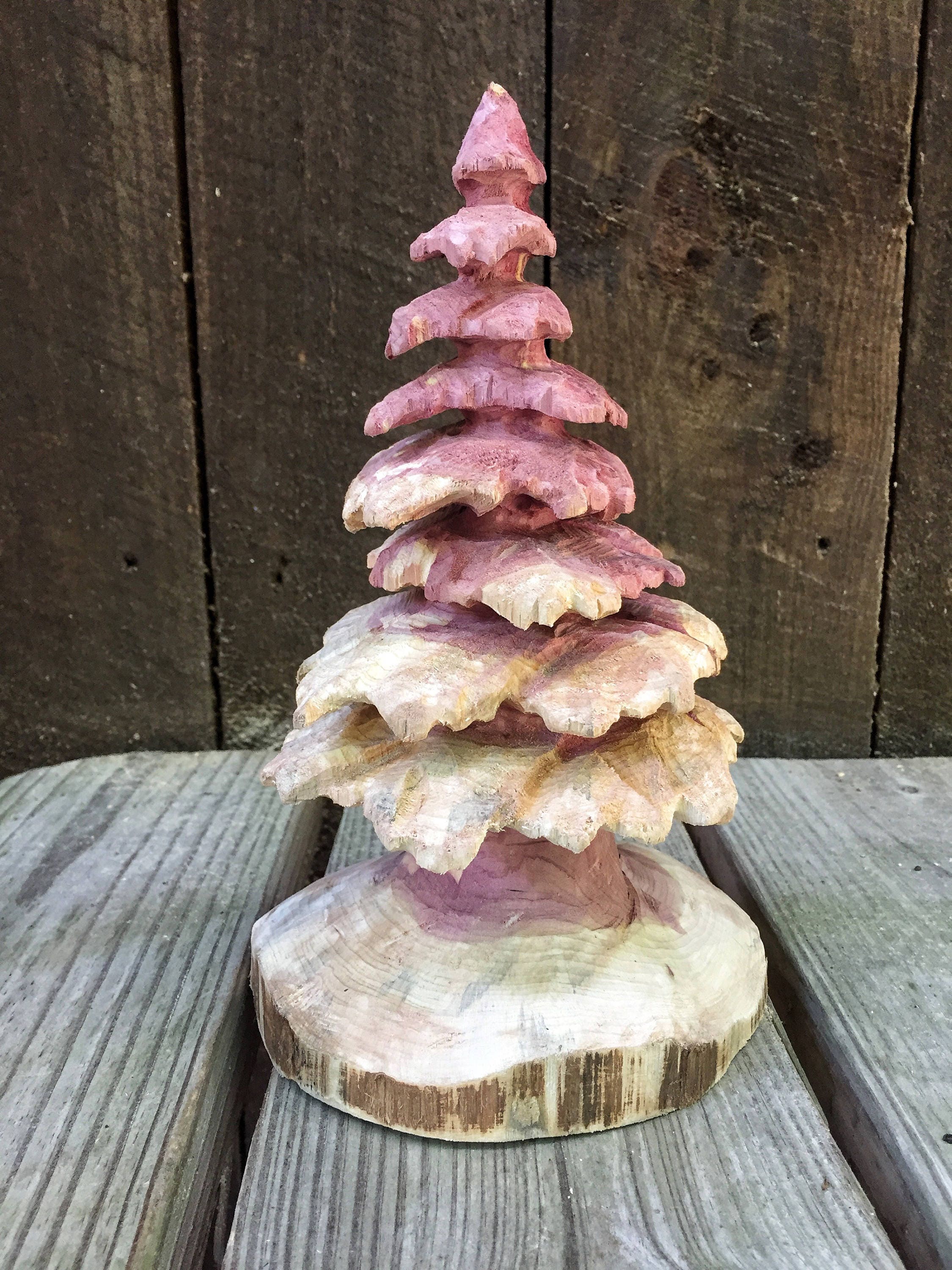 Cedar, Tree, Chainsaw Carving, Wood Carving, Handmade Woodworking, Birthday Gift, Perfecr Wood