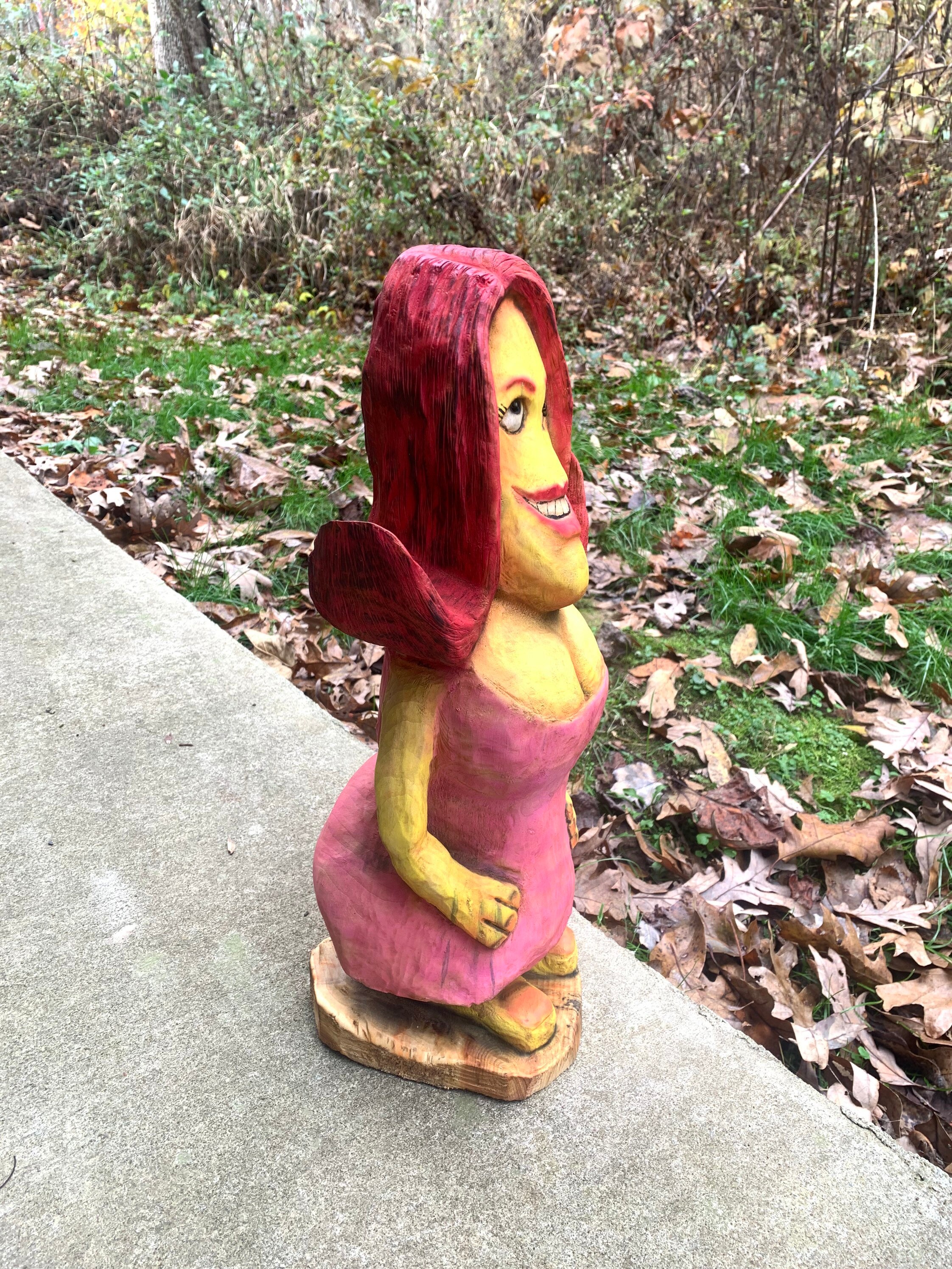 Monster Carving, Chainsaw Carving, Female Wood Carving, Wood Carving