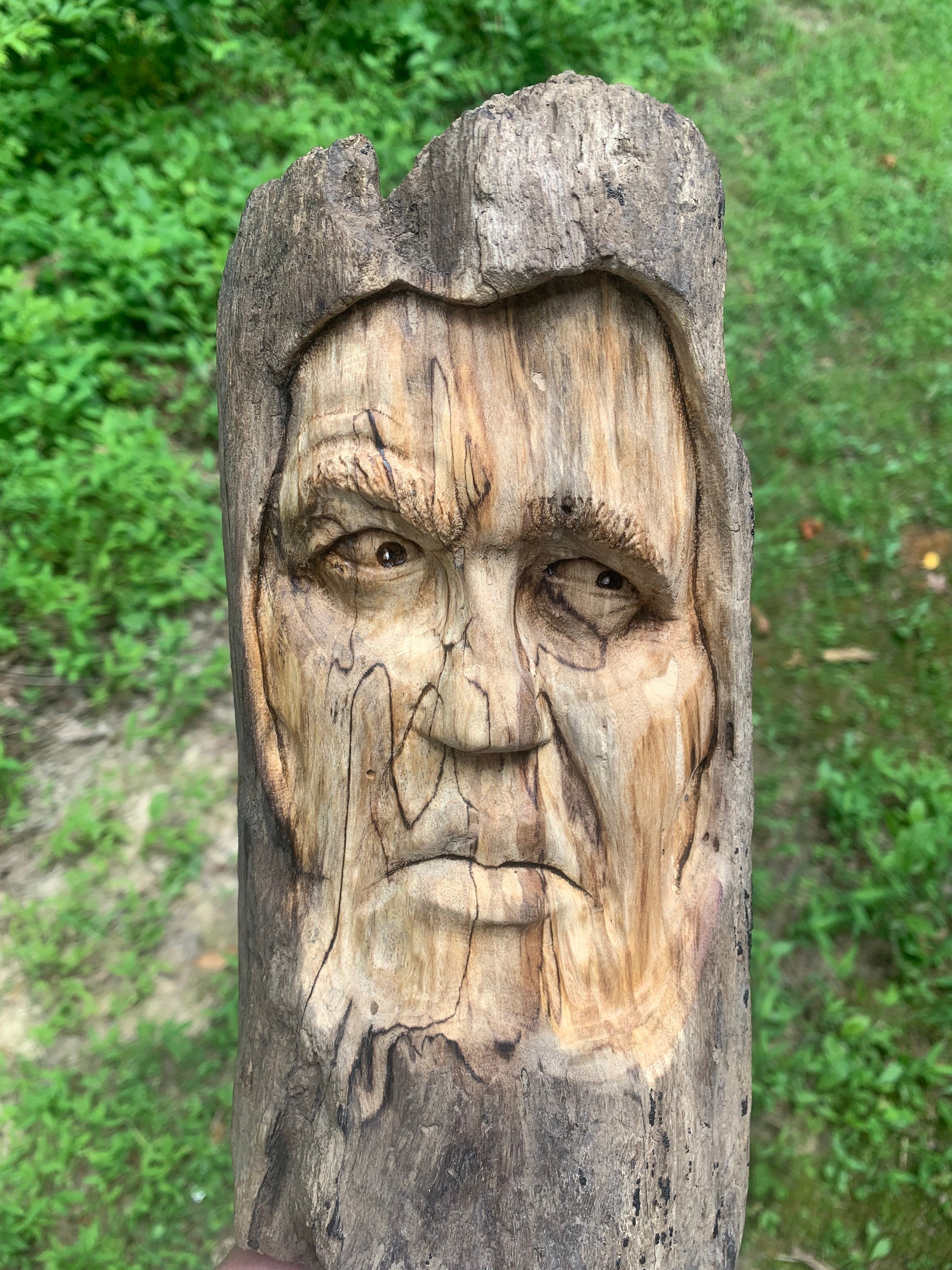 Driftwood Carving, Wood Wall Art, Hand Carved Wood Art, Driftwood Art