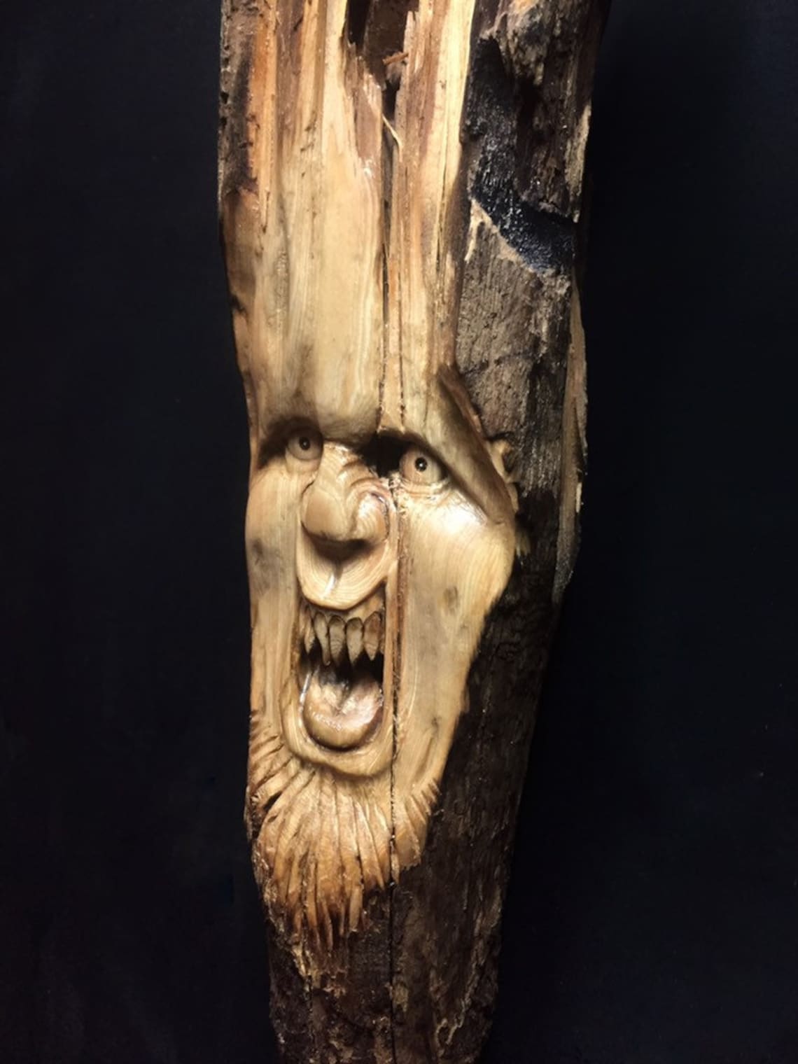 Wood Carving Chainsaw Carving Made in Ohio Wood Spirit Etsy Canada