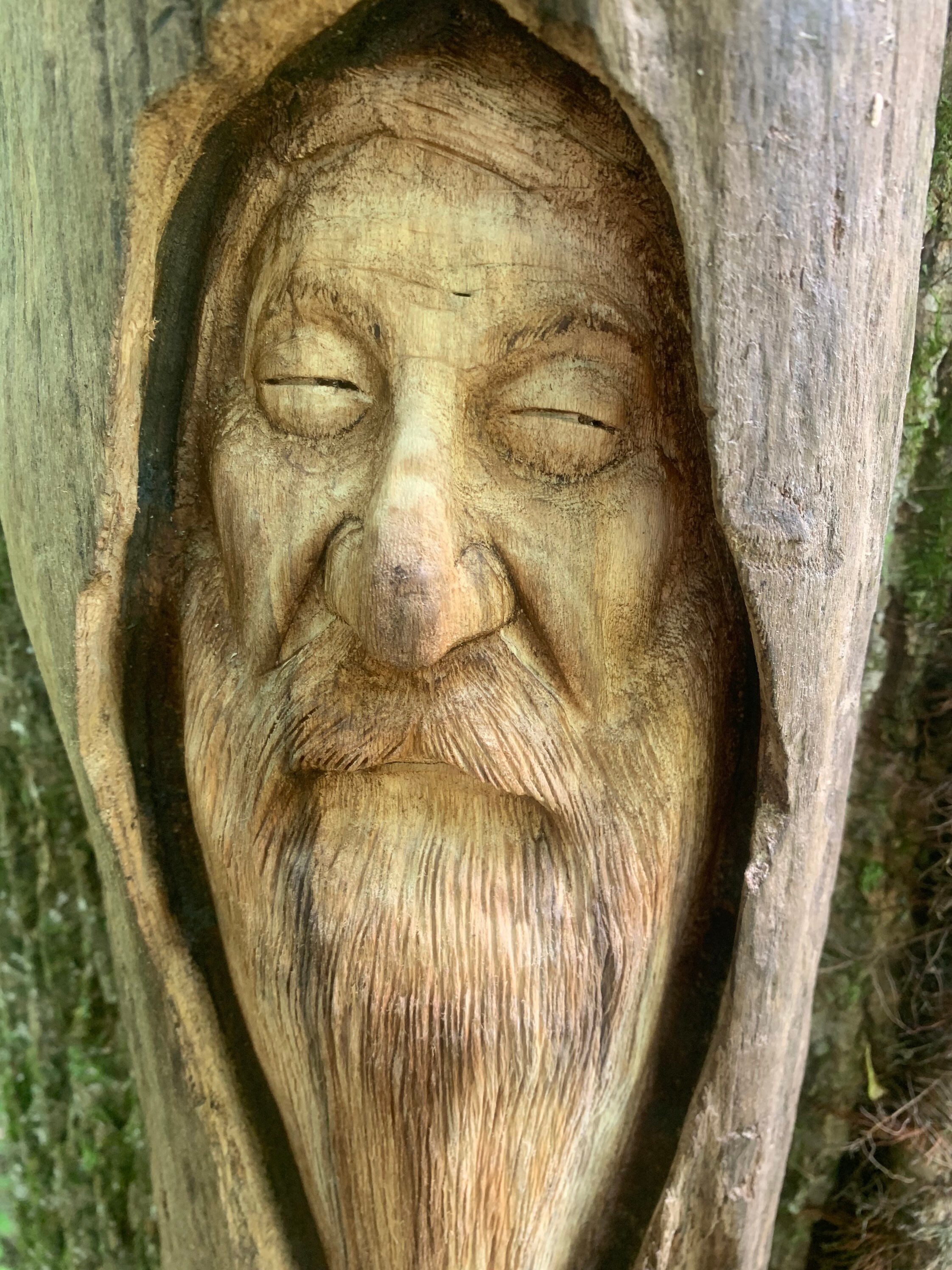 RESERVED for Margaret, Driftwood Carving, Wood Wall Art, Wood Carving