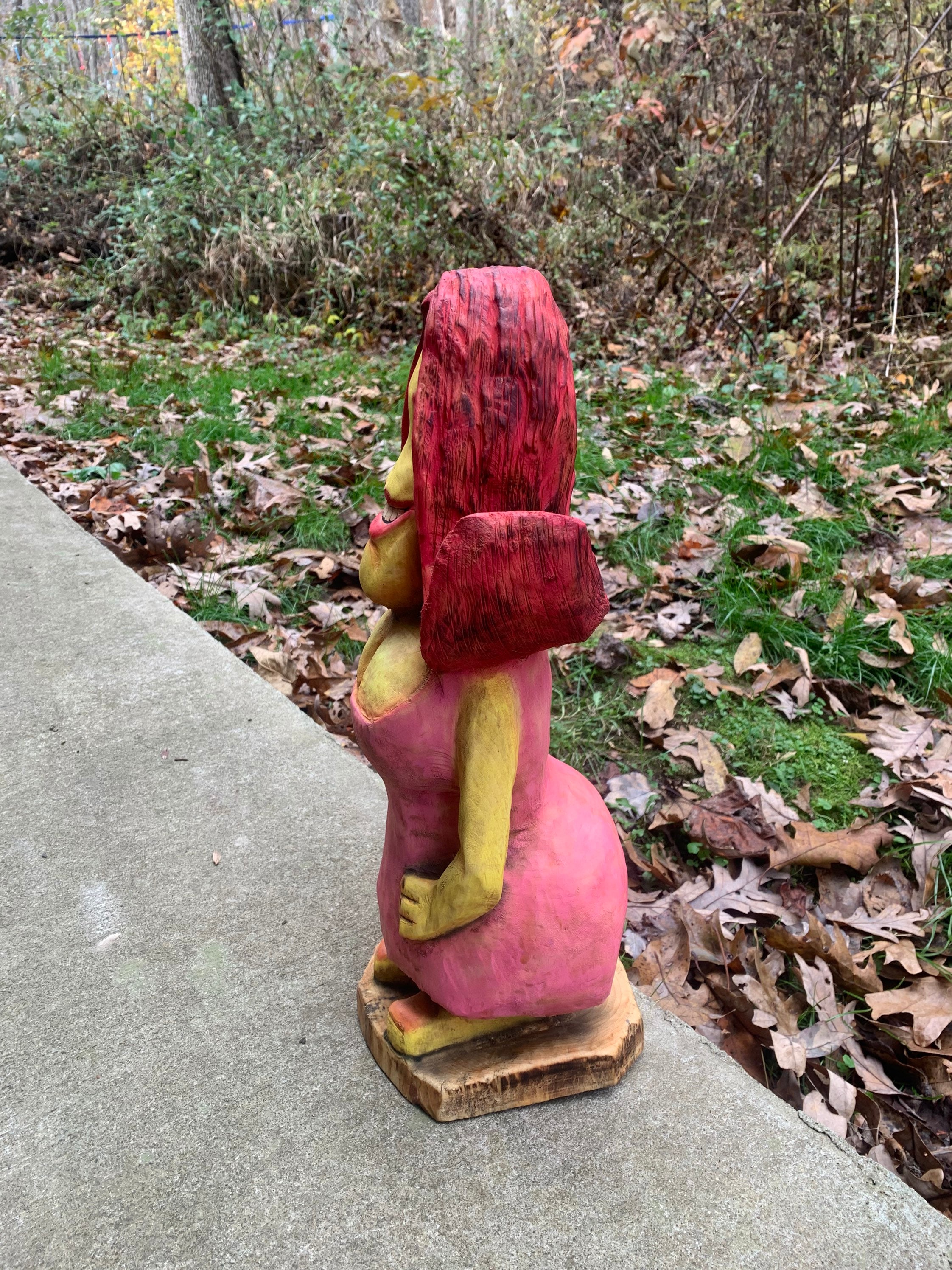 Monster Carving, Chainsaw Carving, Female Wood Carving, Wood Carving