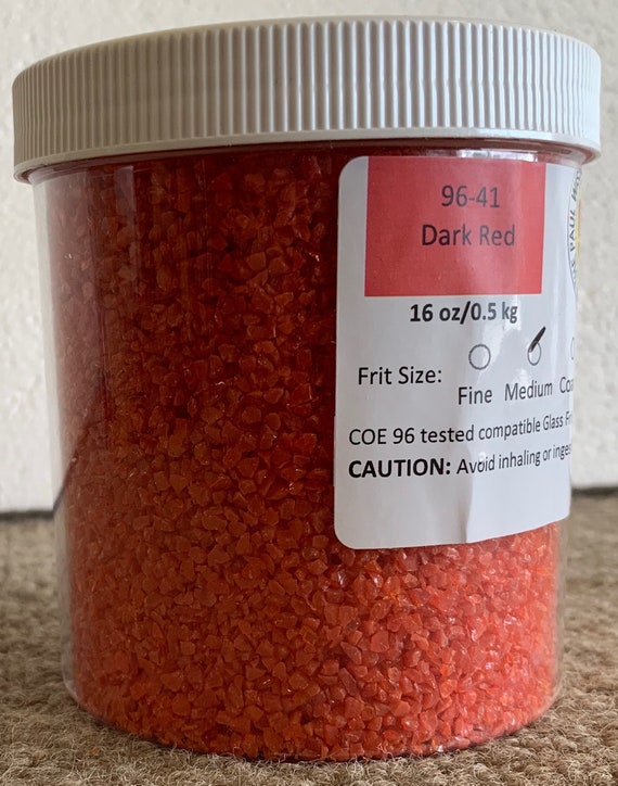 Glass Fusing Supplies-Wissmach 96 COE Frit Coarse Clear FREE SHIPPING