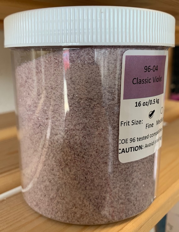Glass Fusing Supplies-Wissmach 96 COE Frit Coarse Clear FREE SHIPPING