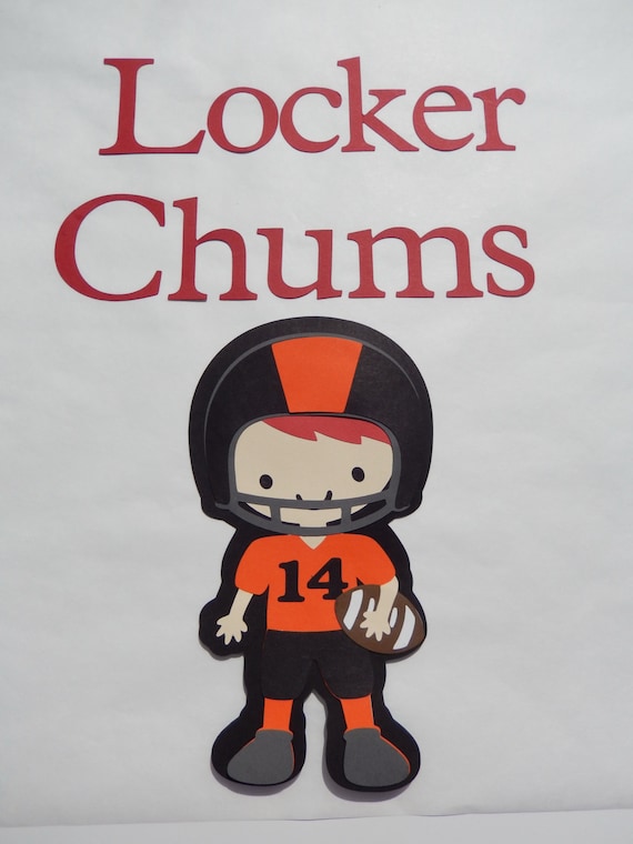 Football Locker Decorations Personalize Your Own Locker Chum Etsy