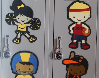 Locker Decorations Personalized to your Features and Team Colors