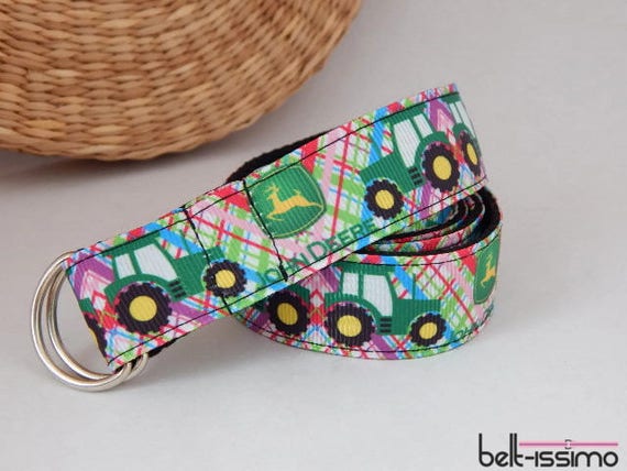 Pink shape belt for children hook and loop adjustable handmade toddlers belt