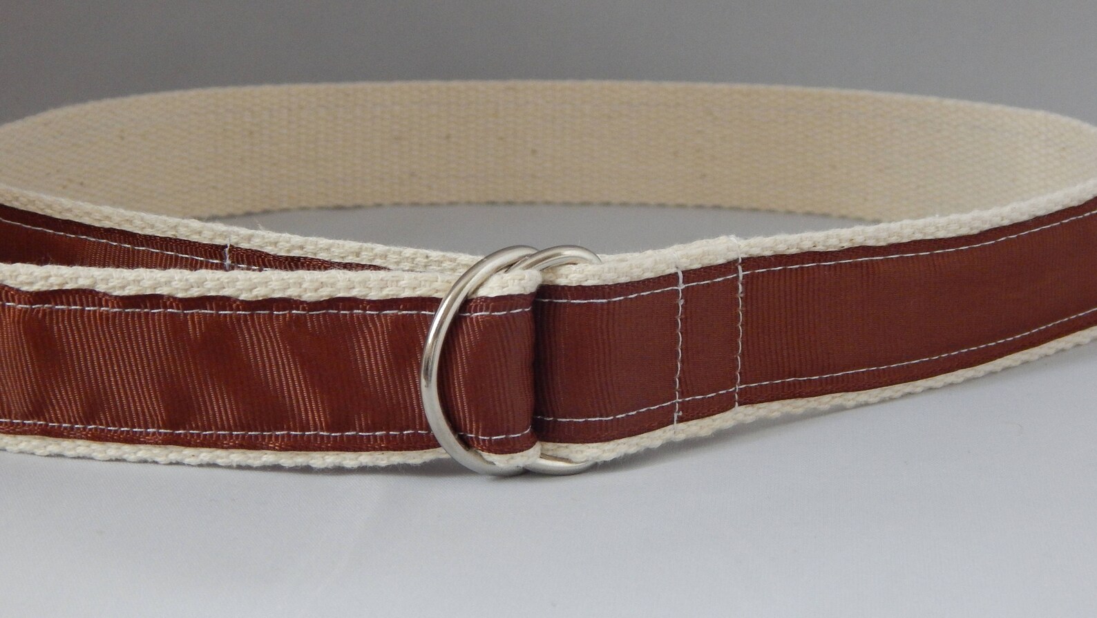 Brown Kids Belt Beige 1.2 Inches Cotton Belt for Children Etsy