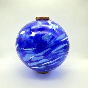 lightning rod/decorative spire/24''arrow 4.5''blue glass ball