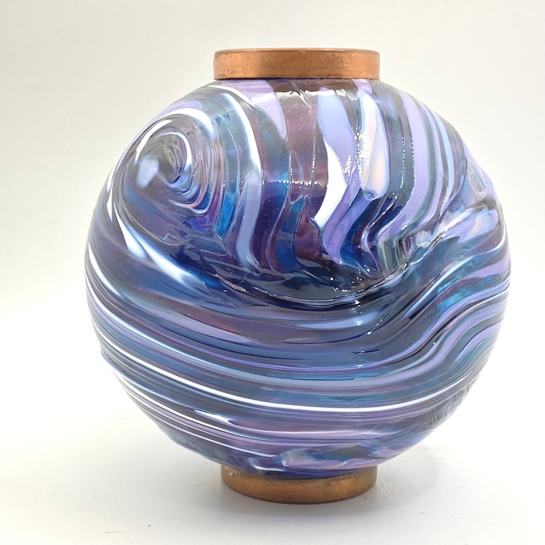 Hand Blown Newlightening Glass Rod Ball Weathervane Glass Etsy