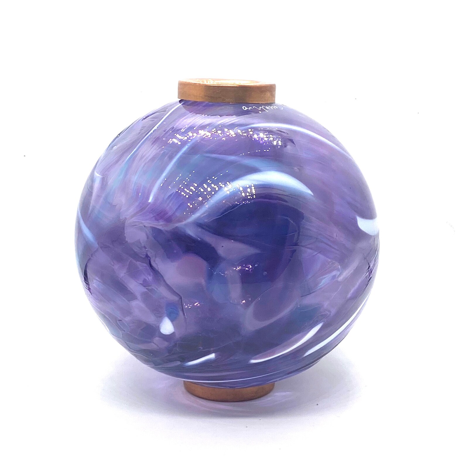 Hand Blown New Lightning Rod Glass Ball Weathervane Ball Etsy