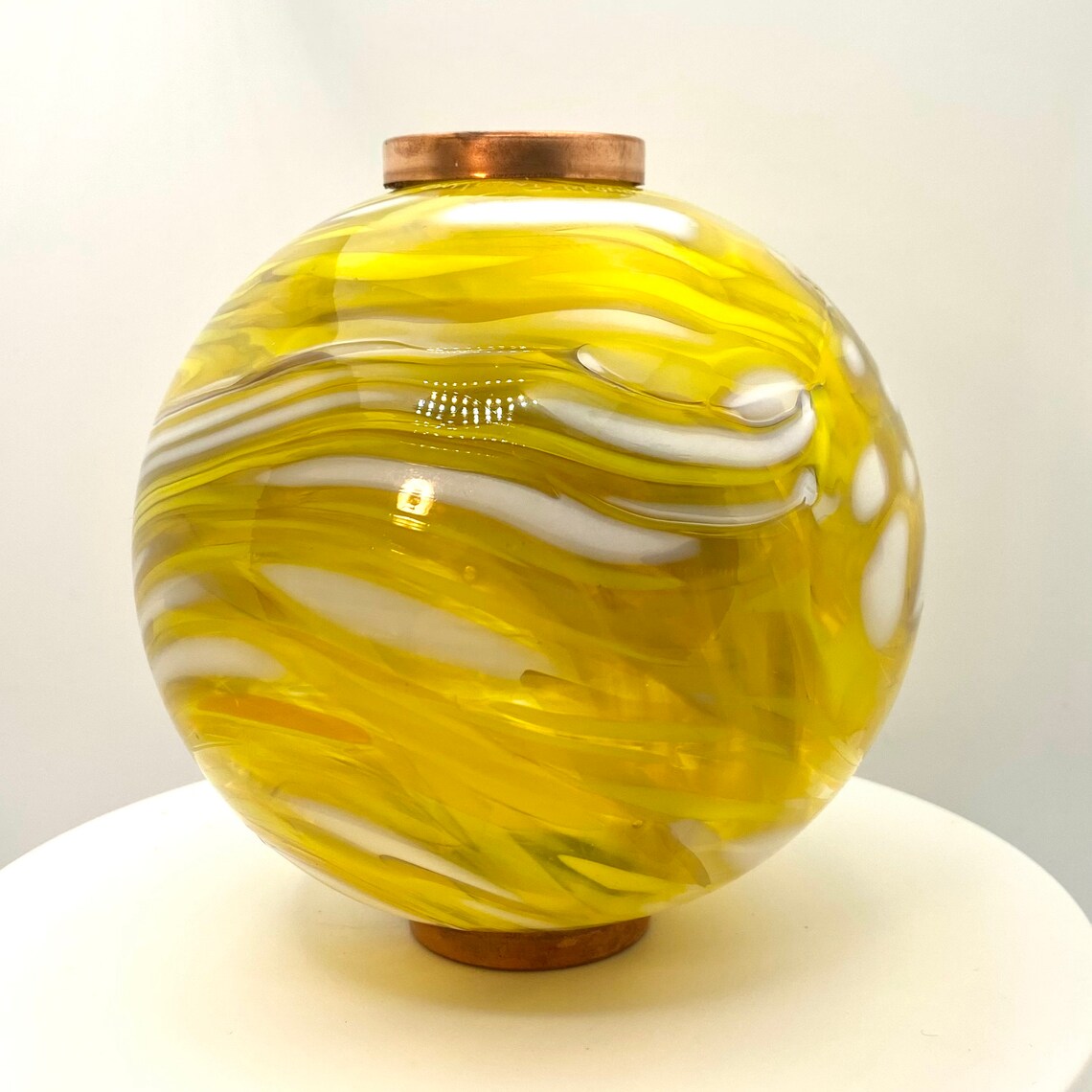 Hand Blown New Lightning Rod Glass Ball Weathervane Ball Etsy