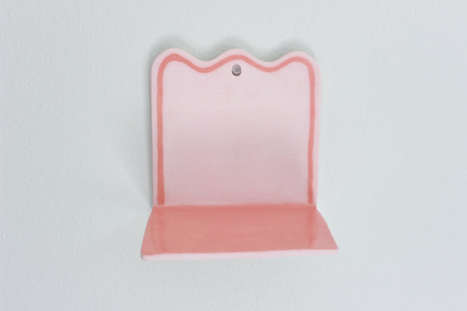 Ceramic Shelf Decor Wavy Shelf Small Decorative Shelf Mini Etsy