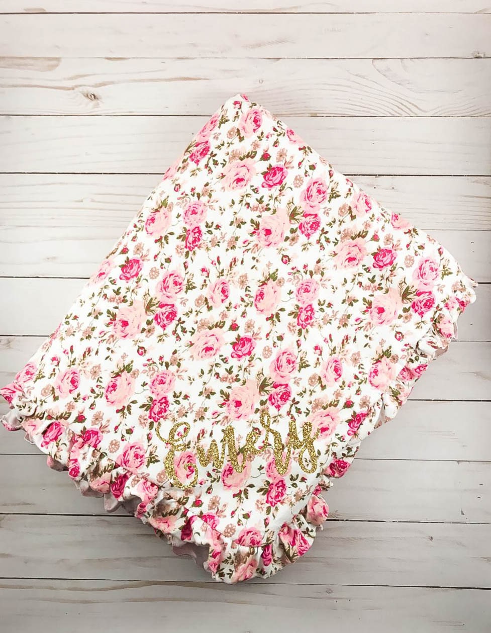 Personalized Baby Blanket Baby Minky Blanket Newborn Baby Blanket Baby Shower Gift Stroller Blanket Infant Blanket Pink Baby Girl Blanket