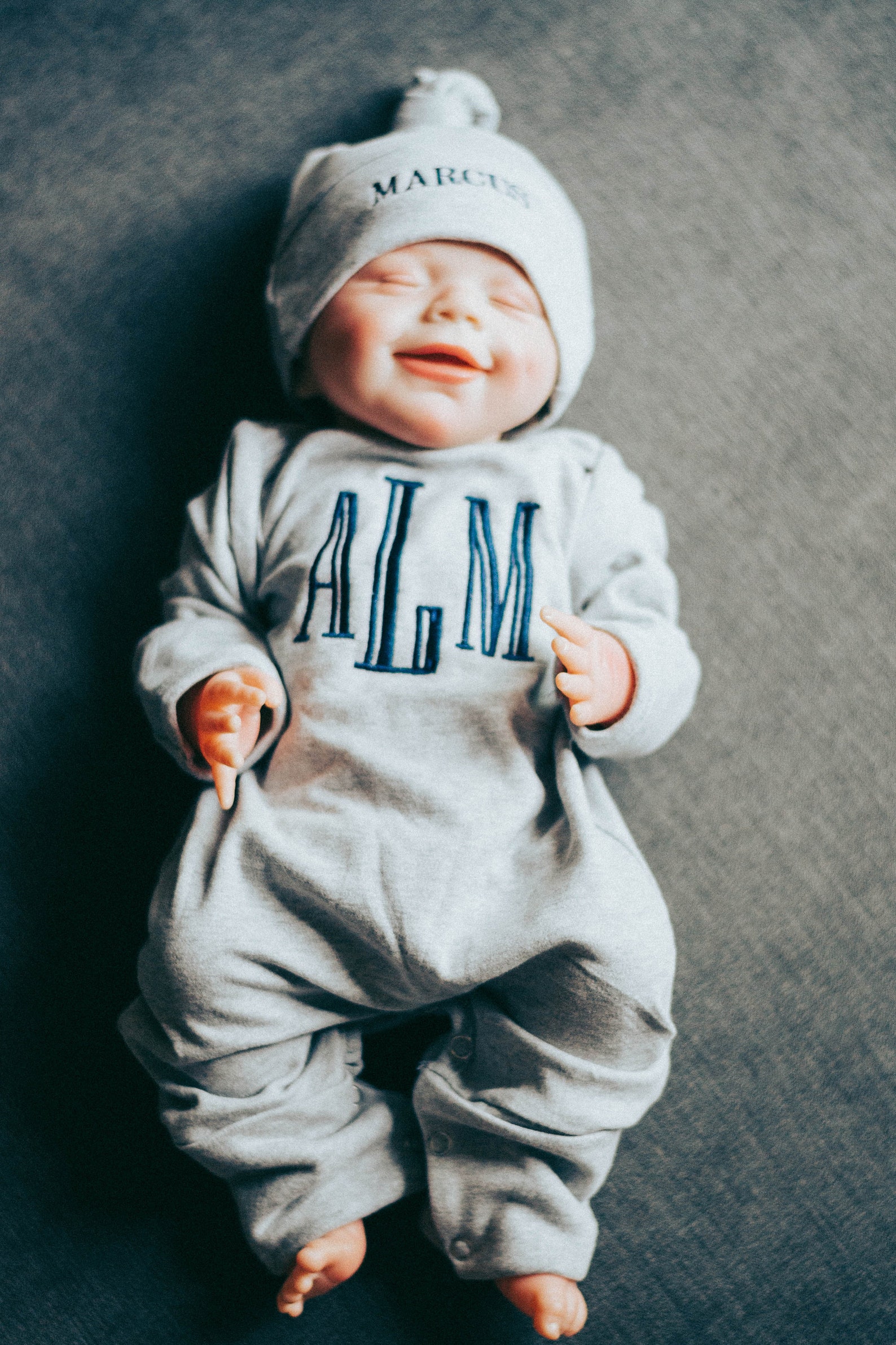 Baby Boy Coming Home Outfit Newborn Boy Outfit Monogrammed Etsy