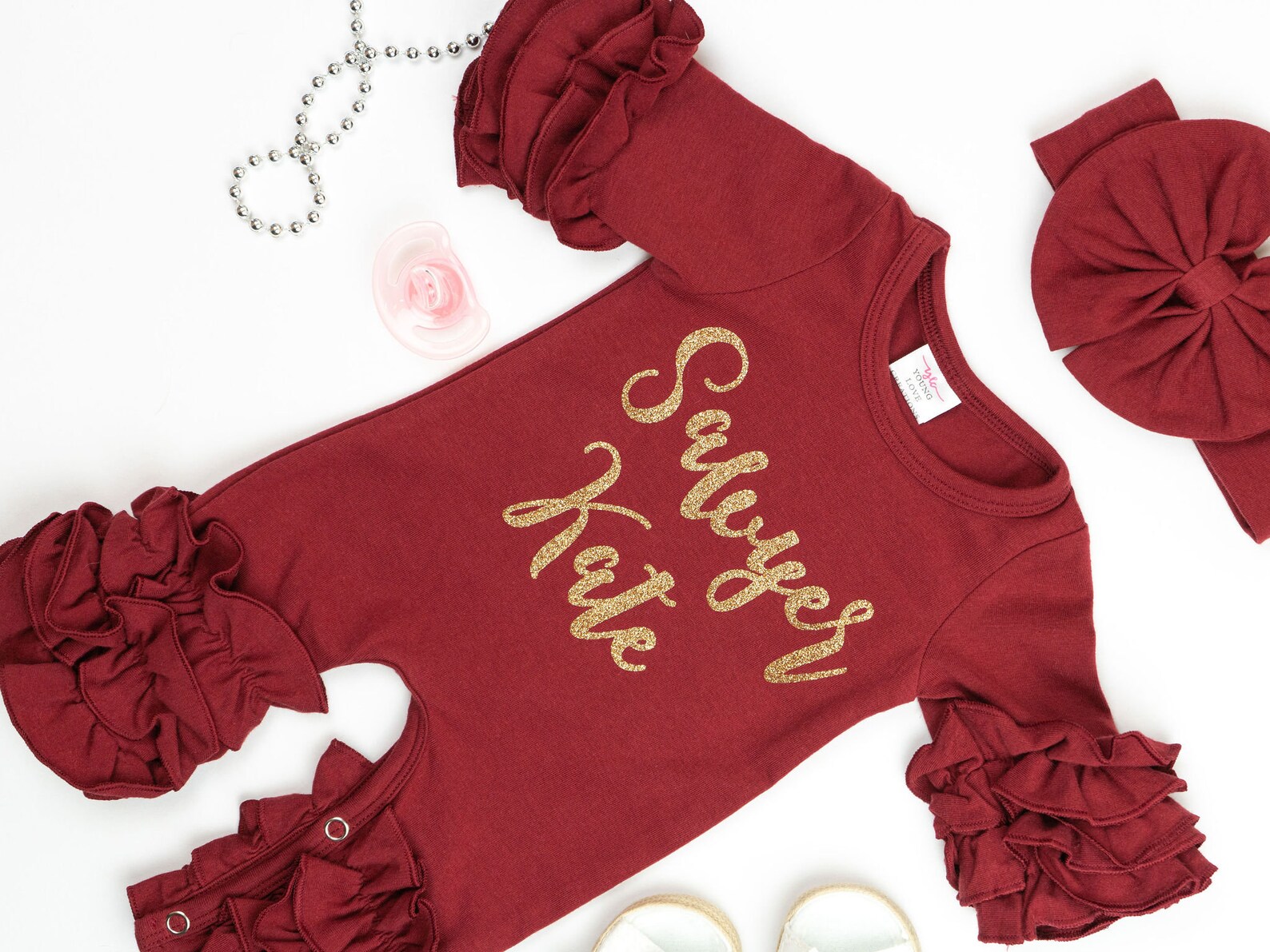 Baby Girl Coming Home Outfit Girl Gown Baby Girl Gown Baby Etsy