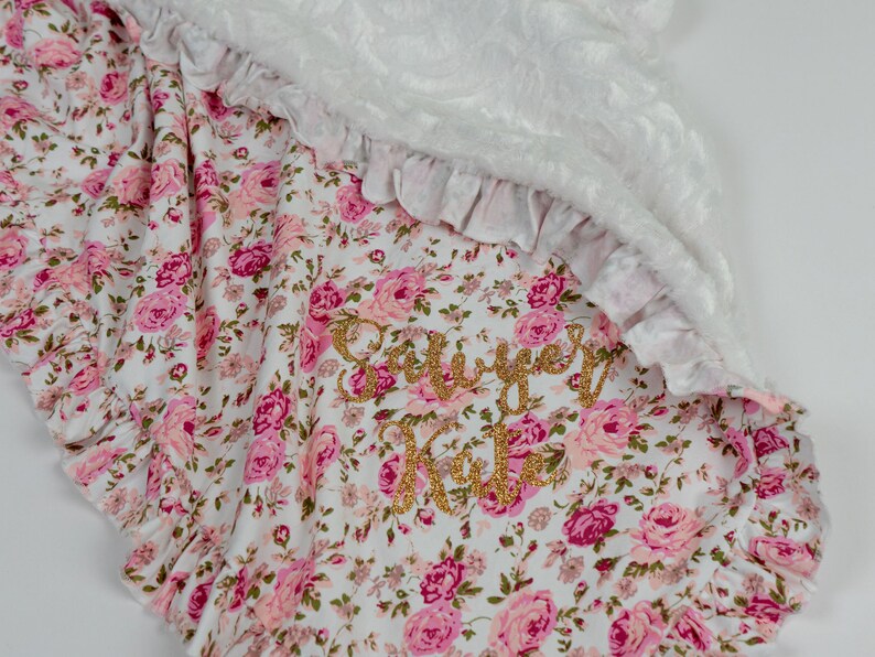 Personalized Baby Blanket Baby Minky Blanket Newborn Baby Etsy