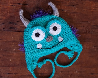 Monster hat - sully - Perfect for your little monster - Winter hat