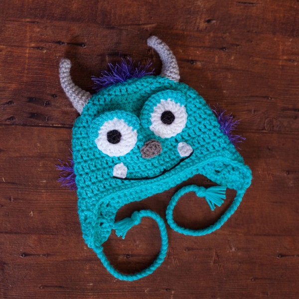 Monster hat - sully - Perfect for your little monster - Winter hat