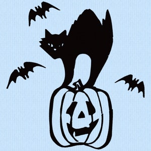 Jack-O-Lantern 3 Machine Embroidery Design in 4 sizes and 10 formats Digital Files