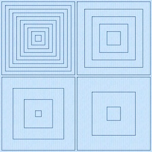 Quilt Block Set 20 Machine Embroidery Designs 2", 3", 4", 5", 5x7", 6", 7", 8" Four Digital Files