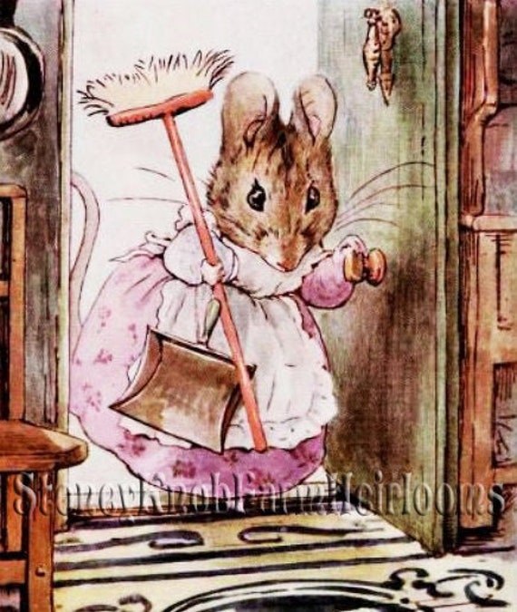 オリジナル作品　ネズミ 悪いネズミの物語 5 ~ ハンカ マンカ ~ ビアトリクス ポター ~ DIY 2