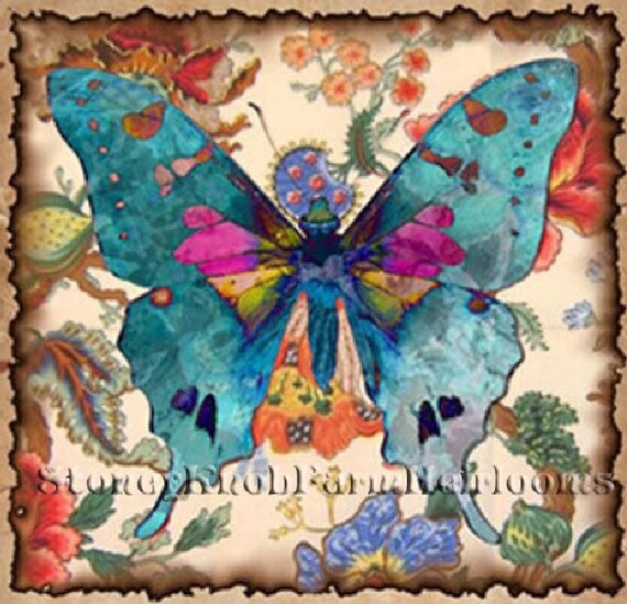 Insects Flowers ~ DIY Counted Cross Stitch Pattern Butterfly 1 ~ Gardens