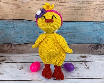 Duck rag doll. Baby duck. Rag doll. Easter duck. Duck lovey. Duck snuggle. Duck cuddle. Yellow duck.