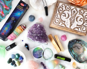 Spiritual Mystery Box | Crystal Mystery Box | Witch Mystery Box | Metaphysical Surprise Box | Crystal Grab Bag, Spiritual Gifts for Women