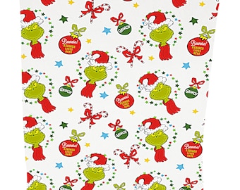 Grinch Dr Seuss Fleece Blanket Beware Christmas Throw Decoration White Xmas Gift