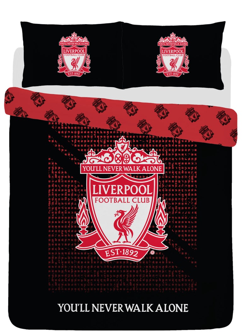 Liverpool Football Duvet Cover Sets Bedding Set with Pillowcase LFC Mesh Football Gifts for Boys image 8