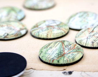 Custom Map Fridge Magnets: Personalized Keepsake Gift