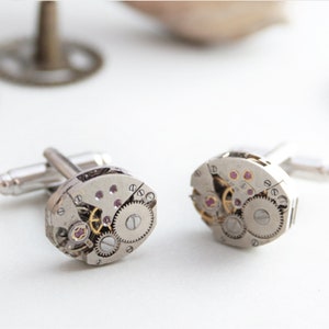 Cravate steampunk avec chaîne, cadeau d'anniversaire pour mari Cufflinks Only