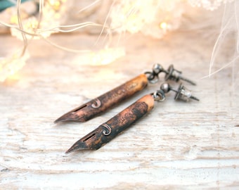 Pen Nib Dangle Earrings Quirky Jewellery gifts for Writer, Unique Mothers Day Gift for Mom