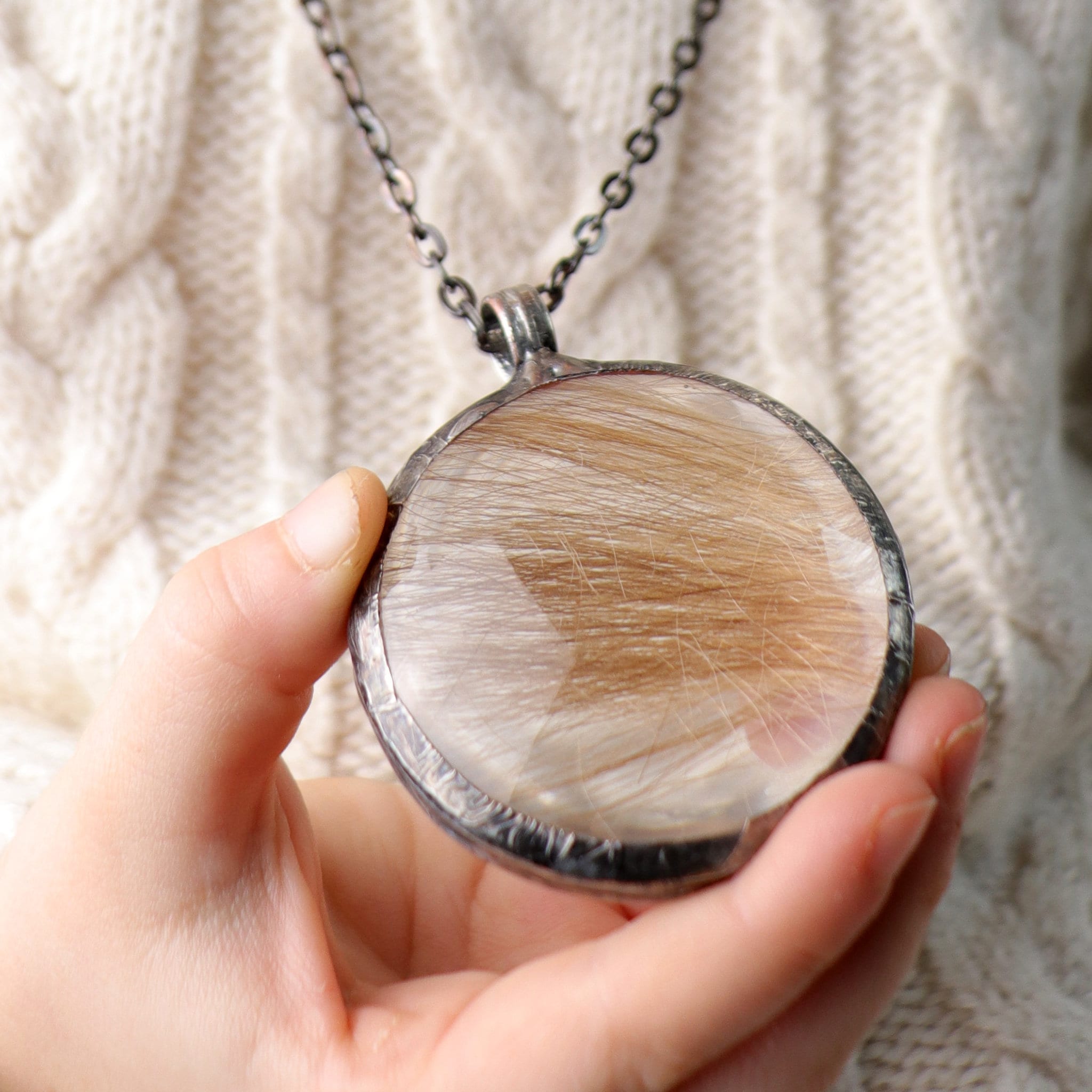 Custom Hair Memento Necklace Lock of Hair Memorial Locket Personalised Baby Adult or Pet Hair Keepsake Jewellery Etsy