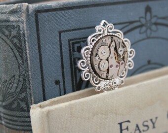 Metal Bookmark Steampunk Accessories, Graduation Gift Book Mark Gifts for Avid Reader