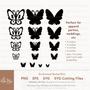 3D Butterfly svg eps png svg Cutting Files circut file, mariposas 3 layers 3D paper butterfly cupcake topper 5, 4, 3, and 2 inches