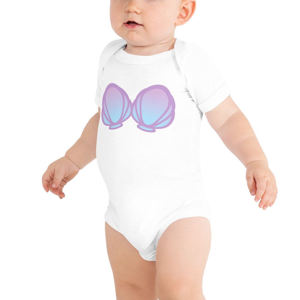 Discover Mermaid Baby Onesie | Mermaid Shell Shirt | Baby Halloween