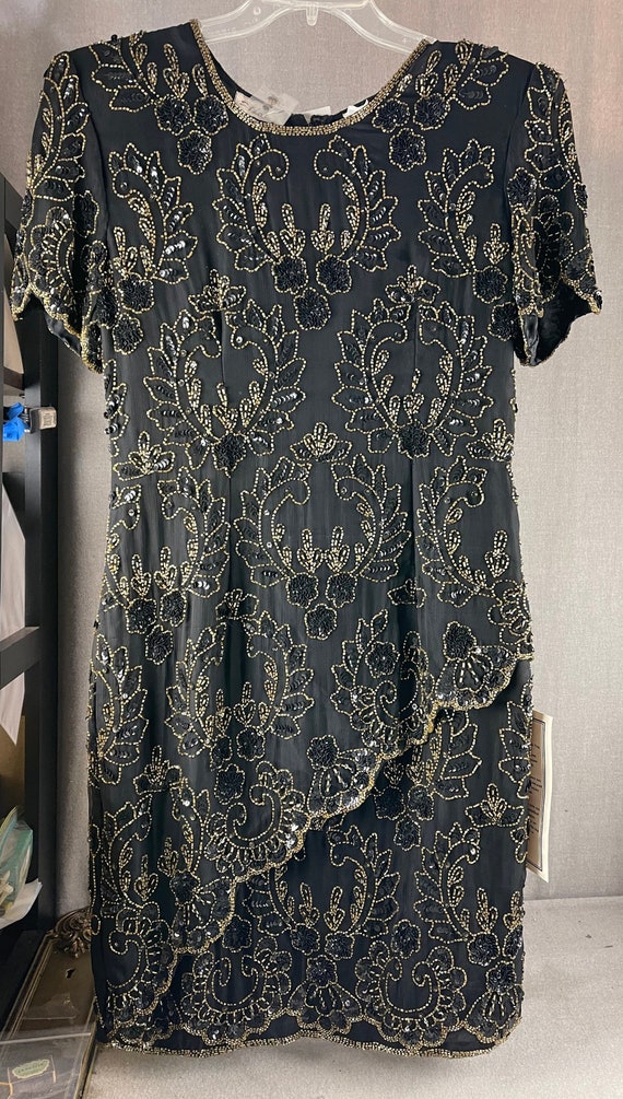 saiid kobeisy gold dress SAIID KOBEISY RE3362 APPLIQUED PEPLUM GOWN