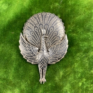 Siam Peacock Brooch - Etsy
