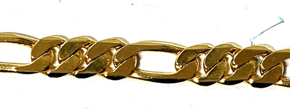 Vintage Gold 24 KGP Link Bracelet, 7.5 inches. - image 4