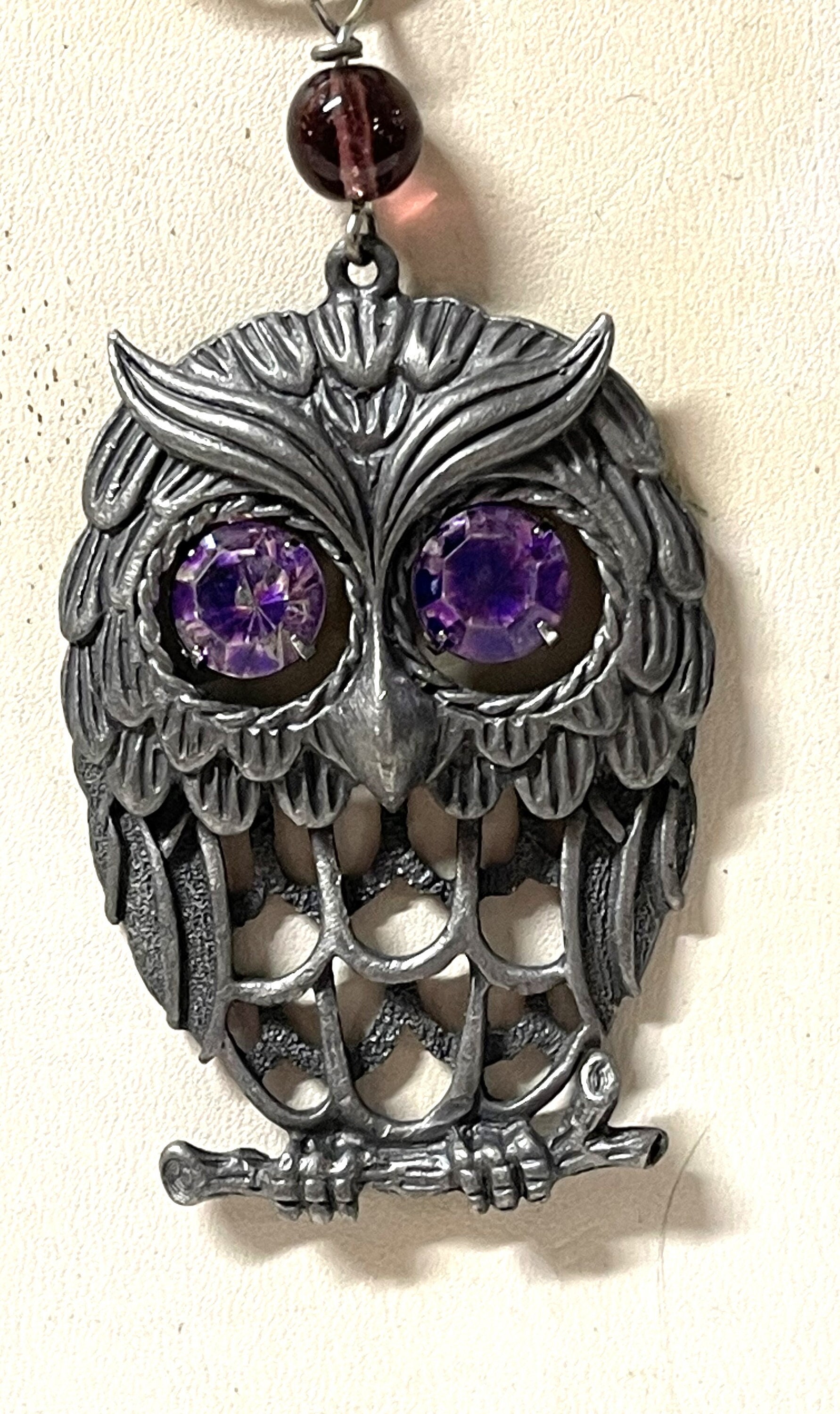Purple owl best sale jewelry
