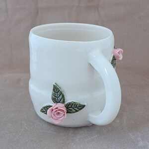 CER 165 8oz Porcelain Rose Mug