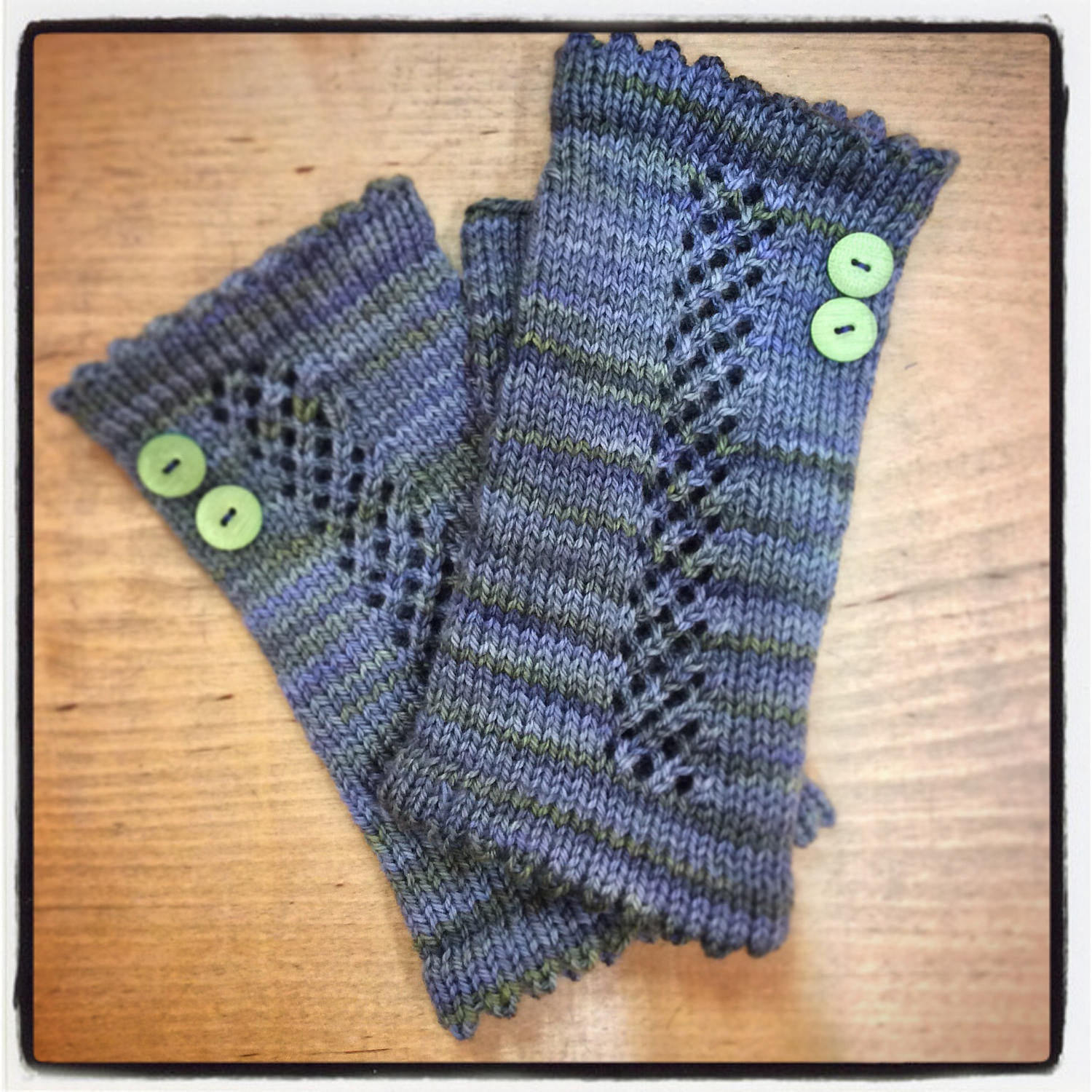 knitted wristlets