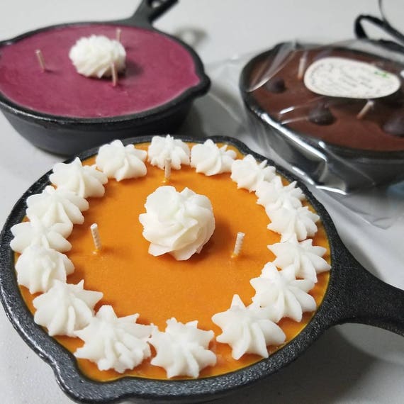 Skillet Candle Authentic Miniature Cast Iron Skillet Soy Wax Etsy