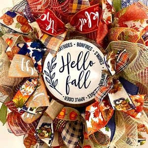 DIY Wreath Kit Hello Fall Wreath Kit
