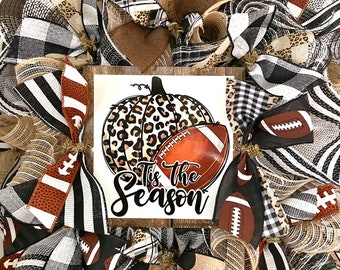 DIY Wreath Kit Fall Football Tis The Season Wreath Kit