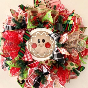DIY Wreath Kit Gingerbread Wreath Kit