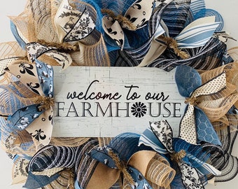 Wreath Kit Welcome To Our Farmhouse Wreath Kit